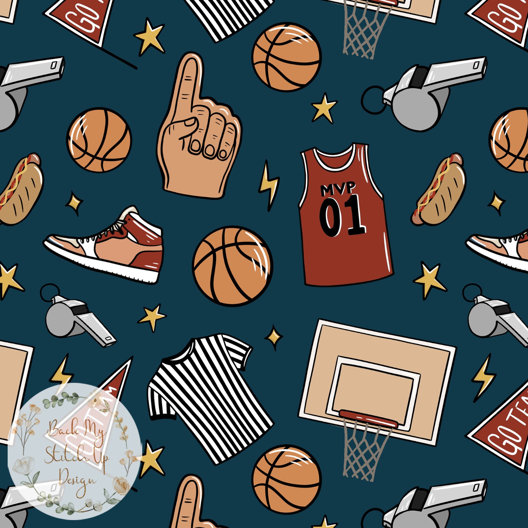 Basketball Seamless Pattern, Basketball Fabric Design, Digital File  Crafting Paper, NBA Sport Seamless, Go Team Seamless File - Etsy, image size:1800x1800