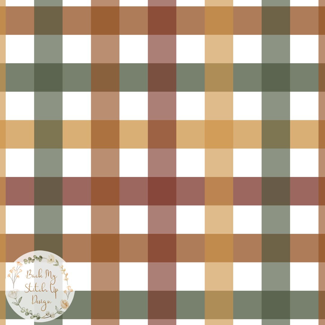 A6リフィル Plaid pattern month check sheet Black & White Gingham Plaid Checks Digital Paper Pack, Seamless