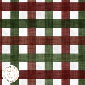 Christmas Plaid Seamless Pattern, Red and Green Plaid, Winter Surface Pattern, Plaid Digital Download, Commercial Licence, Non exclusive