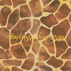 Giraffe Print Fabric Design, Seamless Pattern Tile, Surface Pattern, Digital Download, Commercial Licence, Non-Exclusive, fabric & paper