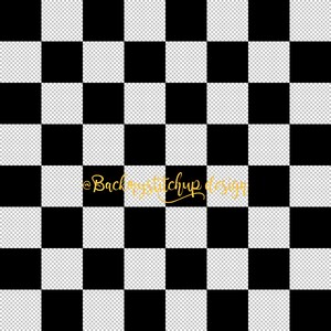 Colour Your Own Checks Seamless Pattern, Checkers Digital File for Backgrounds and editing, Transparent Checkerboard seamless file,