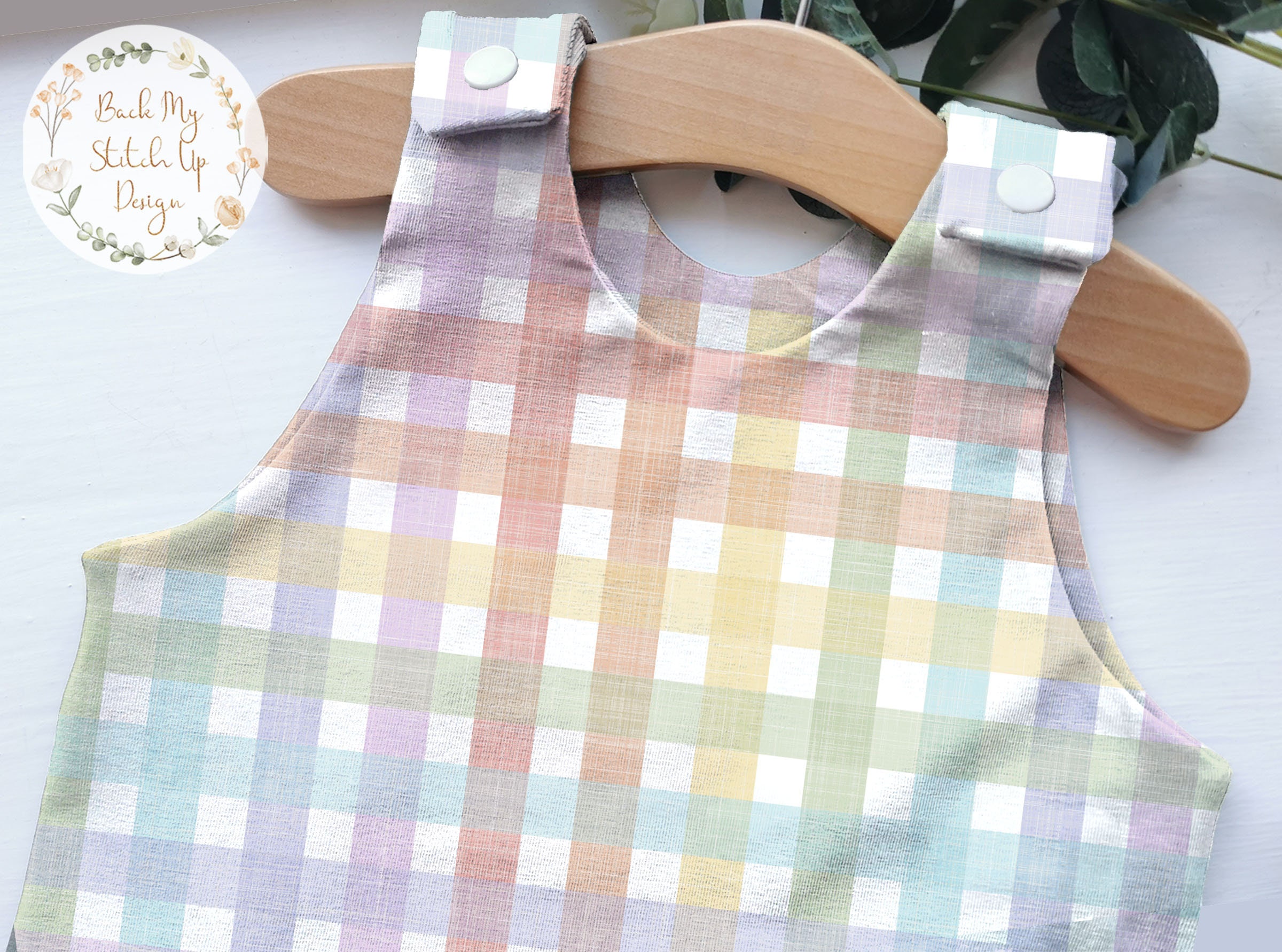 Rainbow Gingham Seamless Pattern, Rainbow Plaid Surface Pattern, Summer ...