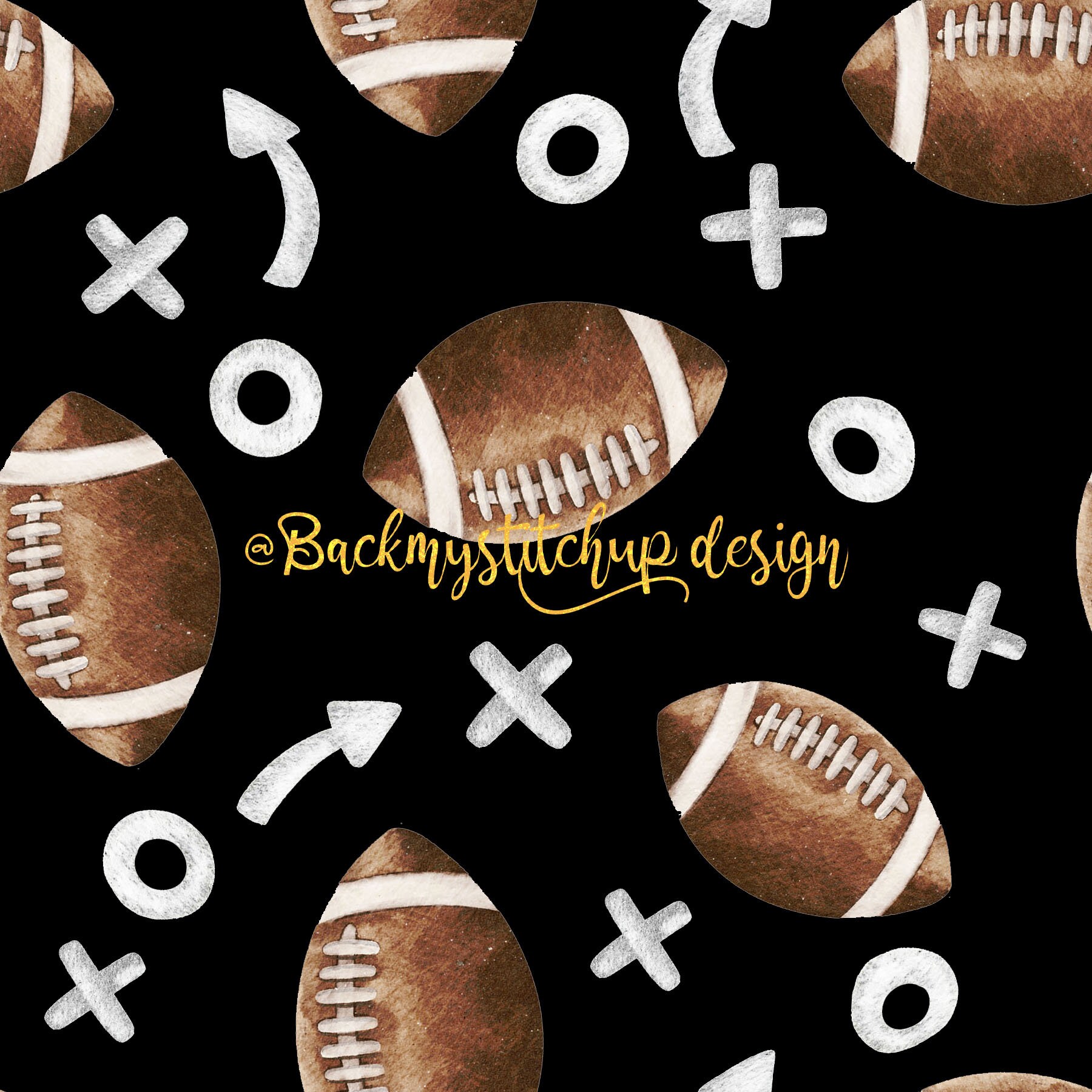 Tessuto In Microfibra Football Americano 1x2,3m, Palloni Rugby Stile Caramel Rubino Bianco, Per Cucito Creativo E Fai Da Te - 2