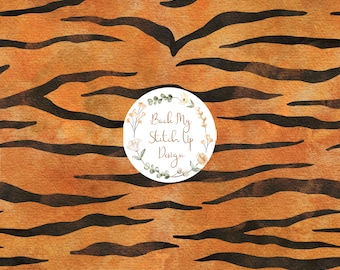 Tiger Print Fabric Design, Animal Print, Seamless Surface Pattern, Digital Download, Commercial Licence, Non-Exclusive, fabric & paper
