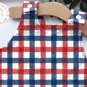 Red White and Blue Plaid Seamless File Patriotic Gingham - Etsy