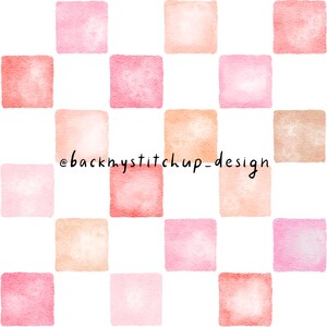 Pink Check Seamless Pattern, Valentine&#39;s Day Checkers Surface Pattern, Girls Check Digital Download, Valentines Checkerboards Repeat Pattern