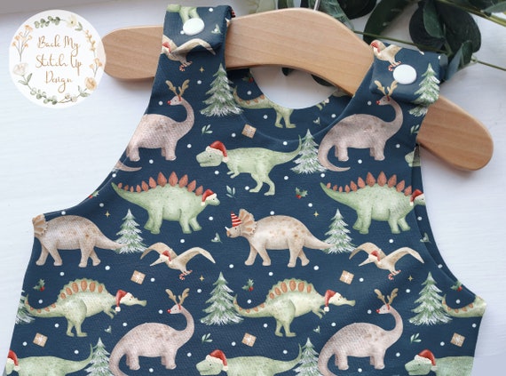 Diseño de tela navideña de dinosaurio patrón sin costuras - Etsy España Diseño de tela navideña de dinosaurio patrón sin costuras - Etsy España