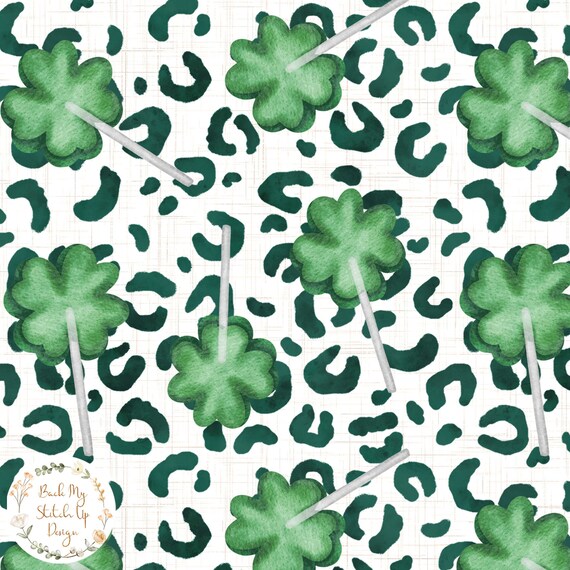 Saint Patrick's Day Lollipop Seamless Pattern, St. Paddy's Day Clover  Digital Download, Shamrock Leopard Print Fabric Design Crafting Paper - Etsy