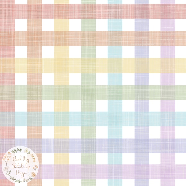 Regenbogen Karo Muster, Kariertes Muster, Karo Muster, Digitaler Download, Frühling Tartan Stoff Design, Nicht exklusiv