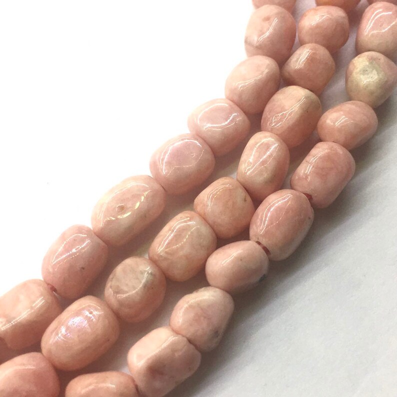 Quality Rhodonite Tube Slab Smooth Beads Approx 5x5x7mm 16 inch
