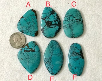 Stabilized  freeform turquoise  From Hubei China