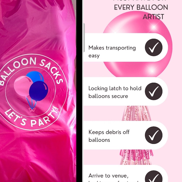 KRAFTIKEE BALLOON SACKS