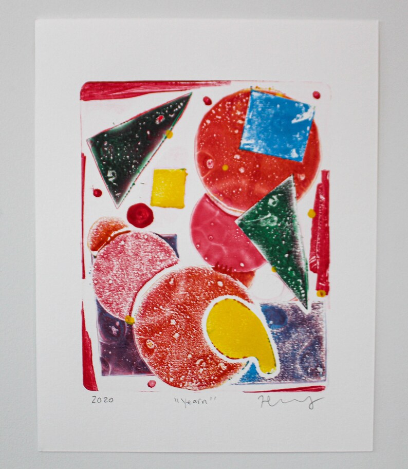 Abstract Art Print, Colorful, Pop Art, Modern Art, Wall Art, Room Decor ...