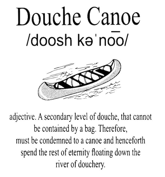 Douche Canoe Definition Mug Only PNG Instant Download Etsy