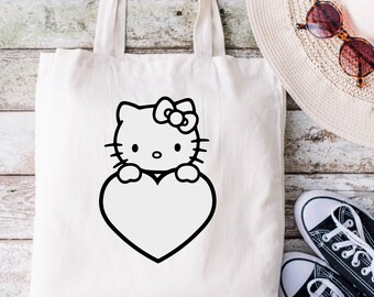 Hello Kitty Sanrio Bag Tote bag shoulder 2way Dot Navy Japan Kawaii Free Ship Hello Kitty Sanrio Bag Tote bag shoulder 2way Dot Navy Japan Kawaii Free Ship