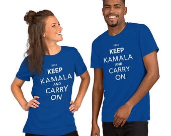 Camiseta unisex Keep Kamala and Carry On