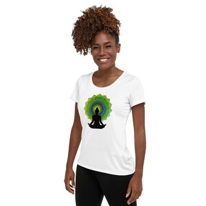 Heart Om Athletic T-shirt