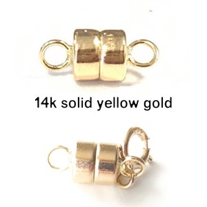 14k Solid Gold Spring Ring Clasp 4.5mm – Made in USA | Price Per Clasp | Real Gold Jewelry Finding for Necklace Bracelet Repair DIY