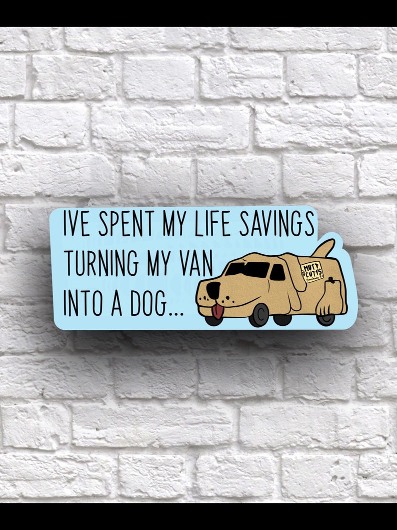 Mutt Cutts Dumb and Dumber INSPIRED Vinyl Sticker Etsy