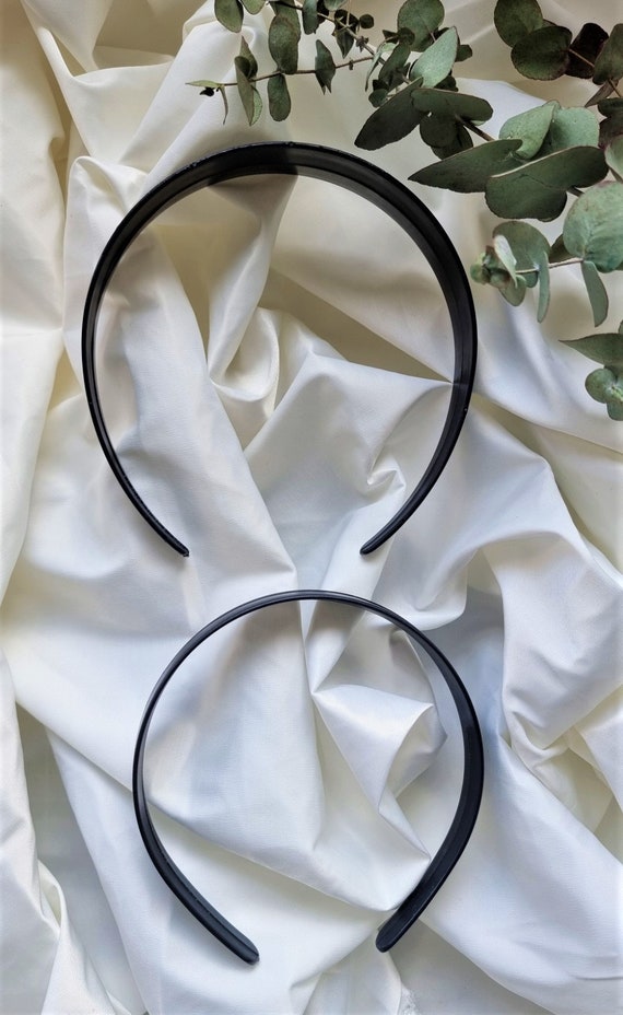 Suoirblss Haarreif-Set – 8 Stück Schwarze Kunststoff-Kämme, Für Damen, Zum Frisieren & Stylen