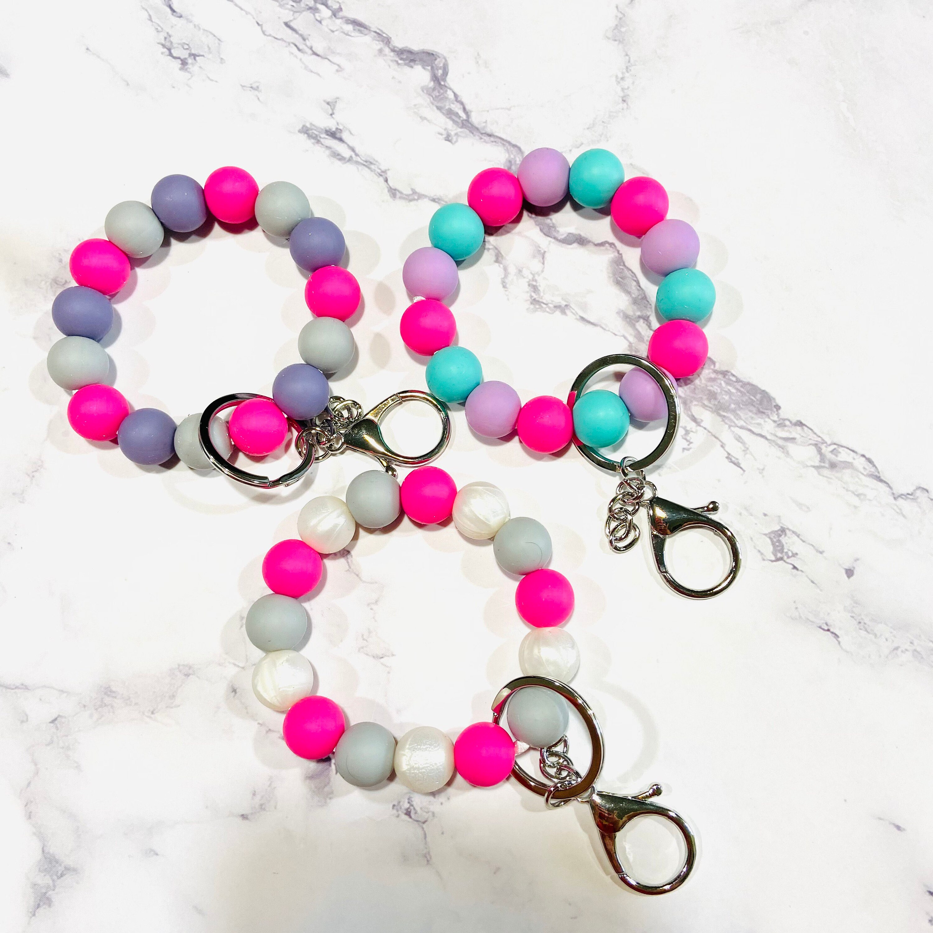 Mamas Keychain Stretchy Silicone Bracelet Keychain Etsy UK