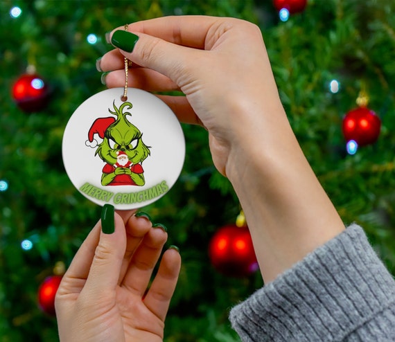 Baby grinch sale ornament