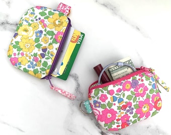 Liberty London Geldbörse: Handgenähte Stofftasche