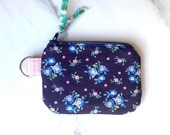 Liberty London Floral Pouch: Handmade Coin Purse, Airpod Case