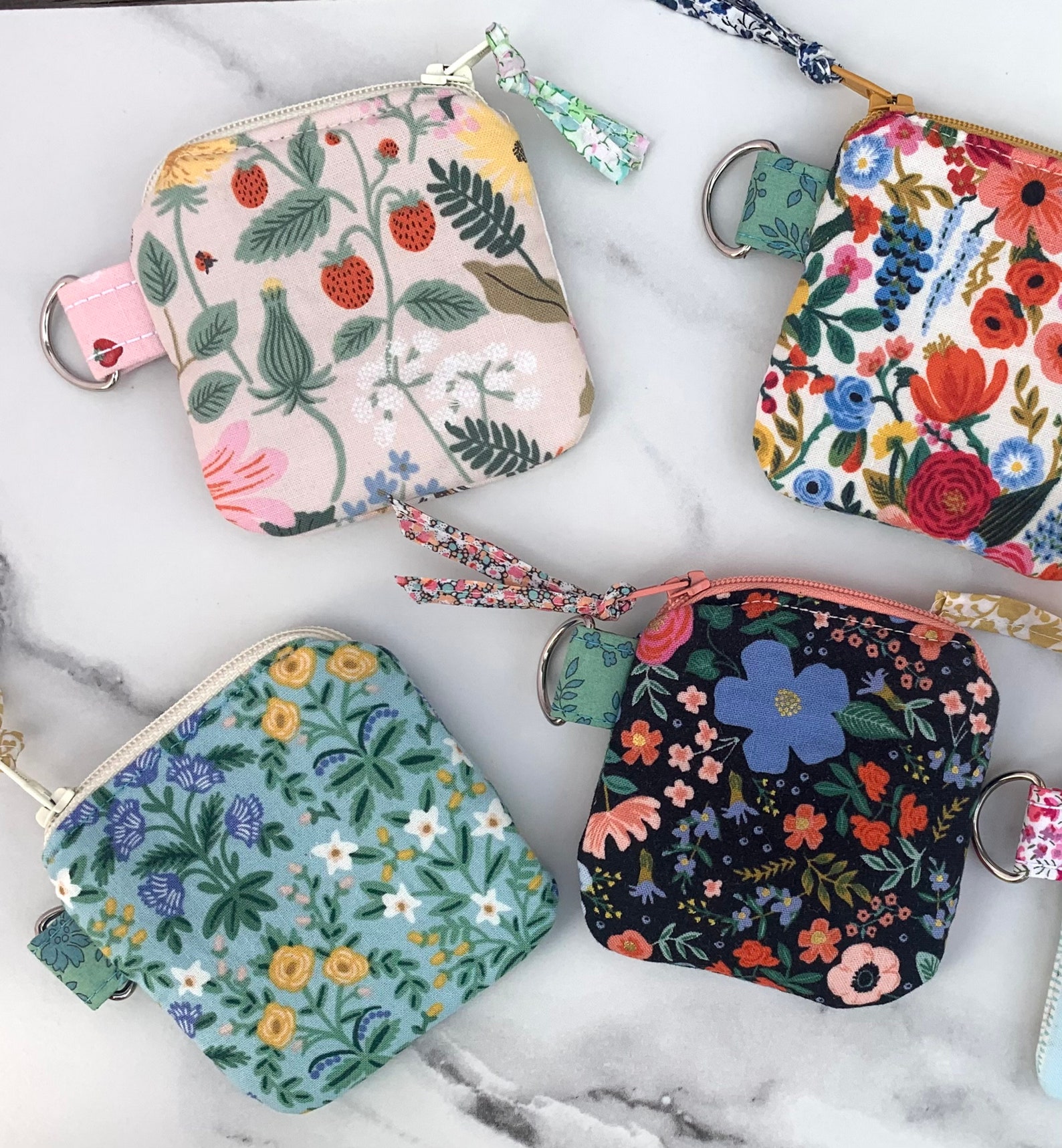 Rifle Paper Co. Fabric Air Pod Case. New Colors, TWO SIZES. Ear Bud ...