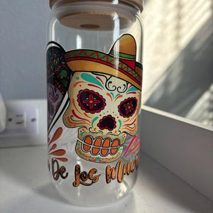Vaso del Día de los muertos