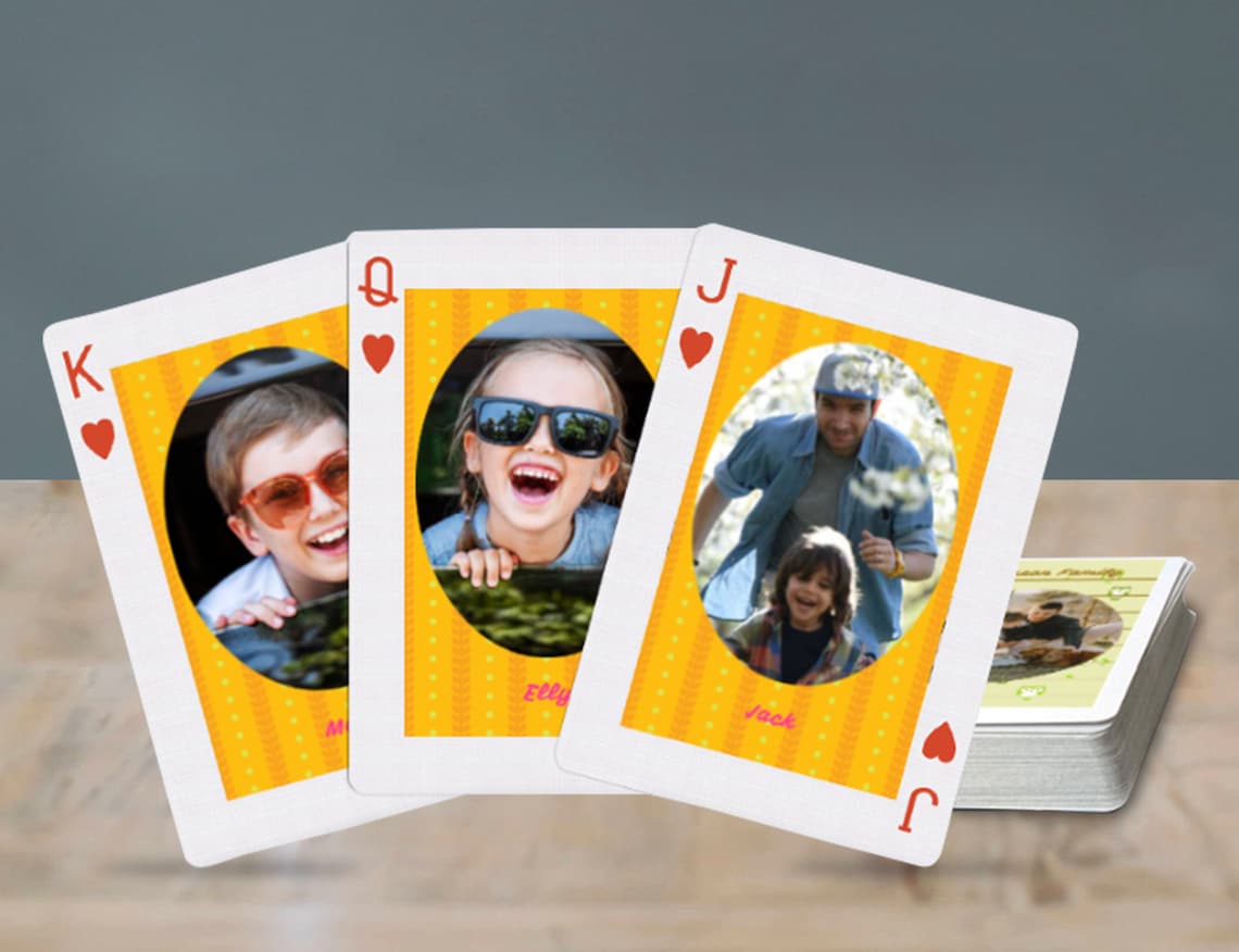 Personalized Playing Cards Best Custom Playing Cards For Etsy