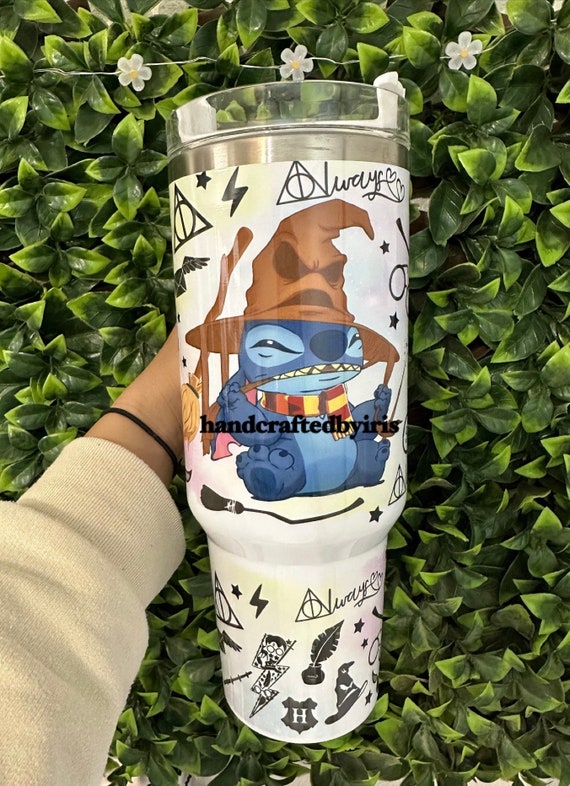 Hogwarts Stitch Tumbler / Stitch Tumbler / Hogwarts / Wizard /40oz