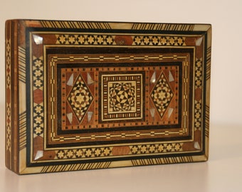 Wooden Inlay Jewelery Box