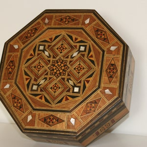 Jewellery Box Marqueterie Woodwork
