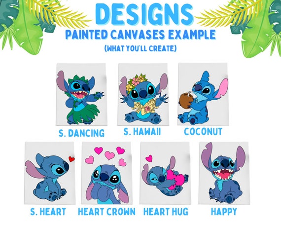 Stitch Paint Kits Individual/party Painting Activity Art Party