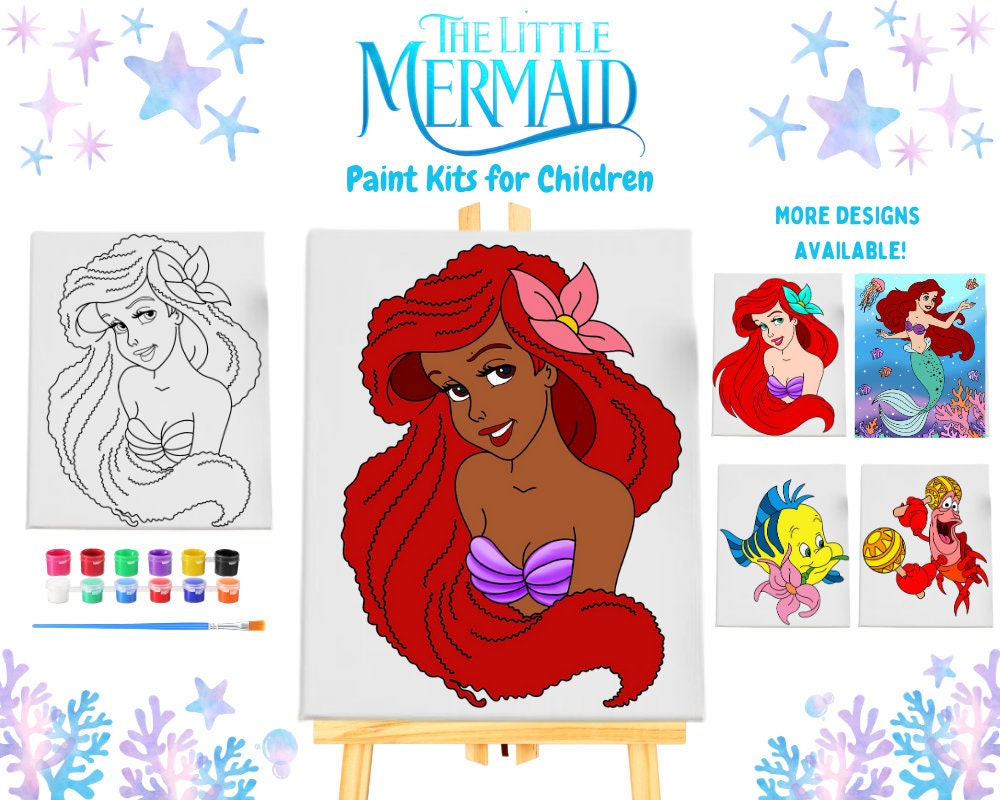 Mermaid Canvas Painting Kit