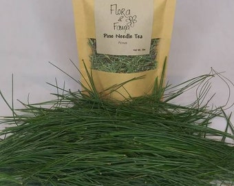 Organic Pine Needle Tea - USA GROWN -  Cut and Sifted - Suramin - Immunity - White Pine Needles - Shikimic Acid