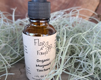 Tintura di artemisia - Bottiglia ambrata da 30 ml con contagocce - Estratto di artemisia biologica - Artemesia vulgaris