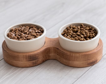 Raised cat bowls, Elevated cat bowls, Cat bowls, elevated cat dish, cat bowls with stand, ceramic cat bowls, elevated cat bowls ceramic