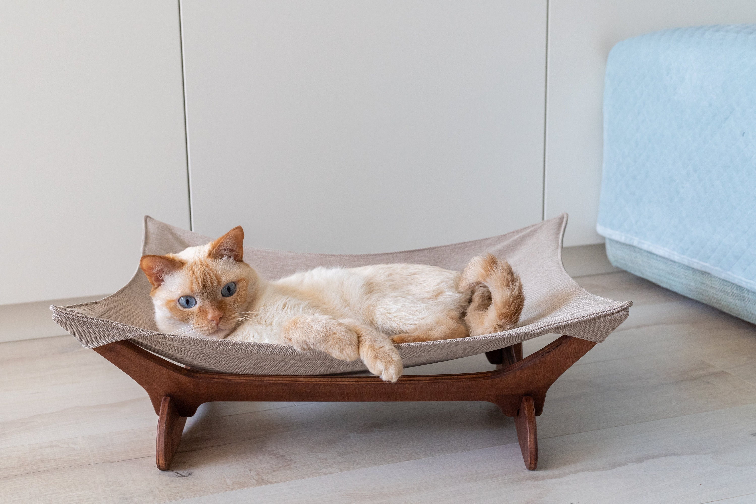 Cat hammock with stand deals