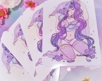 Cute Pastel Witch Print Art