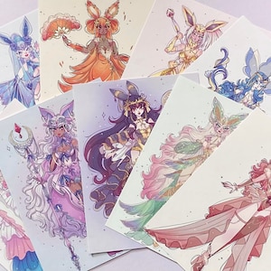 Eeveelution Girls Art ~ Impressions kawaii ~