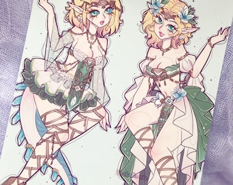 Princess Zelda TOTK Design Print