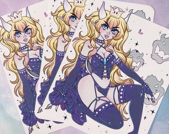 Bowsette Fan Art ~Kawaii Print~