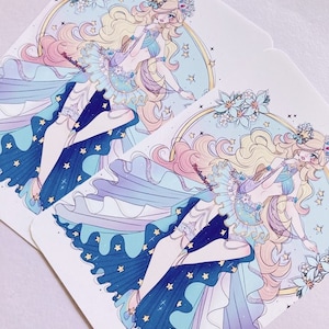 Nintendo Girls Dancers ~ Concept Fan Art ~ Kawaii Prints ~