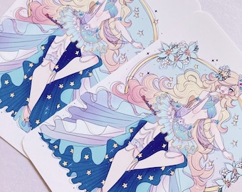 Nintendo Girls Dancers ~ Concept Fan Art ~ Kawaii Prints ~