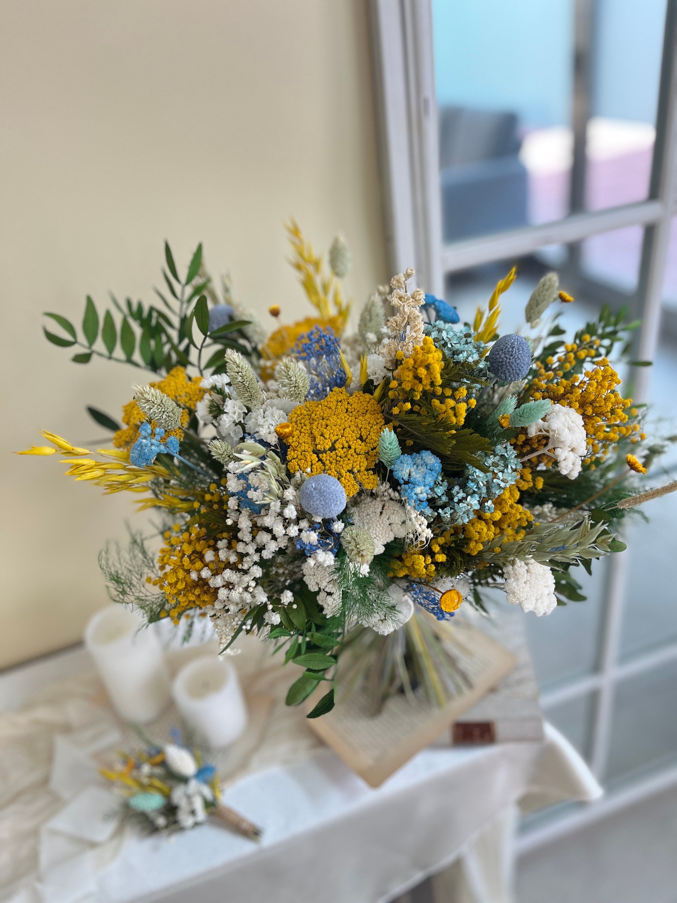 Rustic Dried Flower Bouquet
