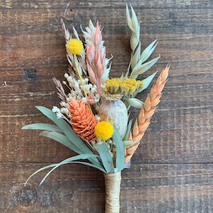 Boutonniere, Boutonniere Set, Dried Flower Buttonhole, Groom Сorsage pin, Buttonhole, Rustic Wedding Boutonniere, Boutonnieres for Groomsman