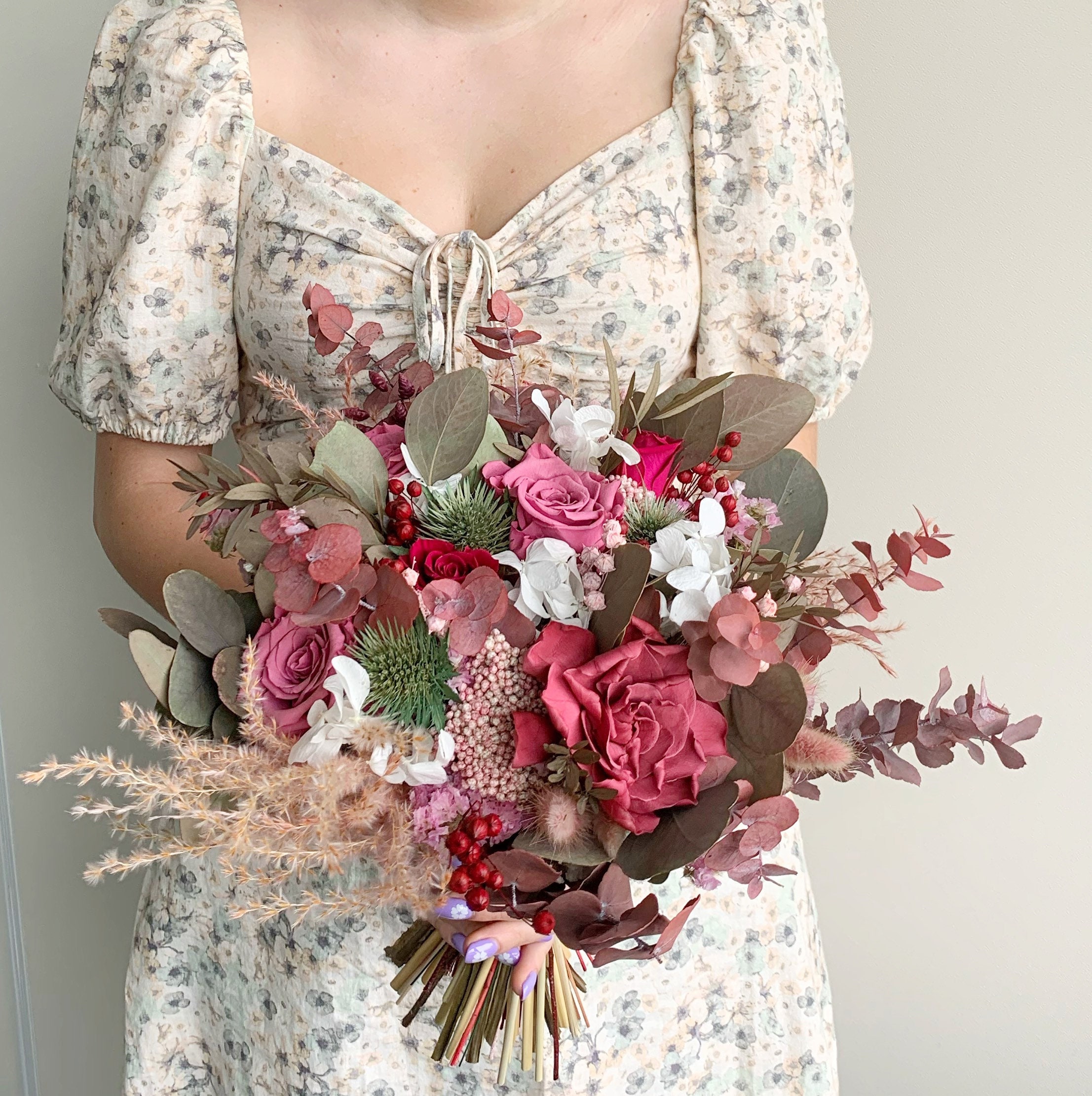 Bridal Crown, Dried Flower Wedding Set, Money Plant Bouquet, White Lunaria  Bouquet, White Flowers Set for Bride, Groom Corsage, Floral Crown -   Sweden