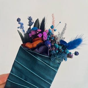 Pocket Boutonniere for Groomsmen Pin Boutonniere Teal Wedding Groom Pocket Meadows Groomsmen Pin for Groom Accessories Wedding Gothic Groom
